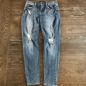 Lucky Brand Sofia Skinny Distressed Jeans 4/27 29” Inseam